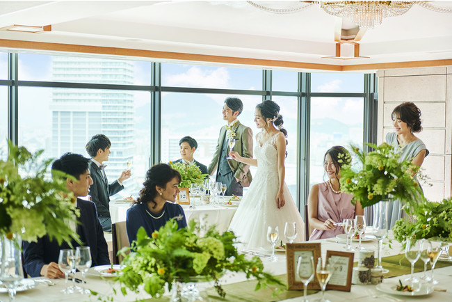 最上階「曙光」婚礼イメージ 最上階「曙光」婚礼イメージ