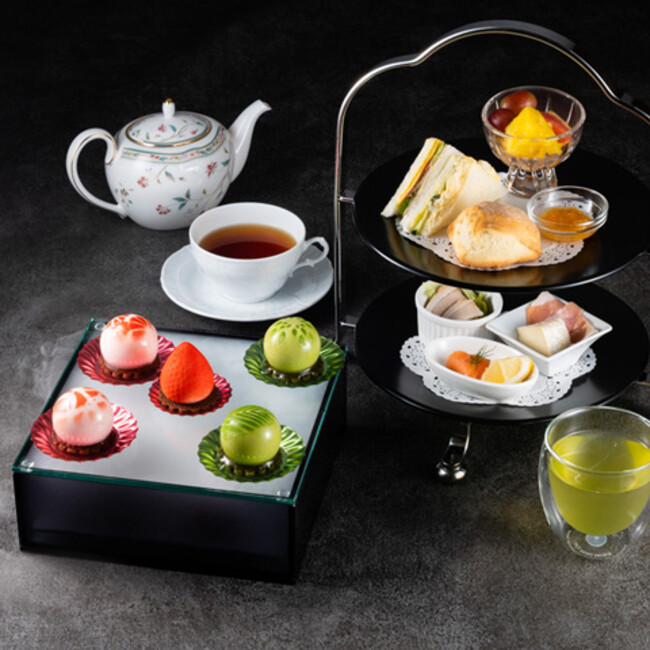 アフタヌーンティーセット ～鹿児島県産「知覧茶」とスイーツ玉手箱～