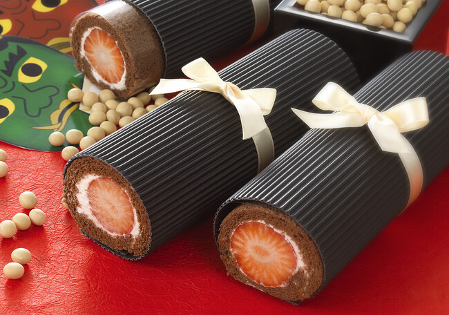 あまおう苺の恵方ロールイメージ