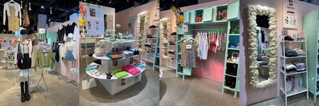 ※SUPER SPINNS福岡PARCO店の韓国テーマのセレクトコーナー。