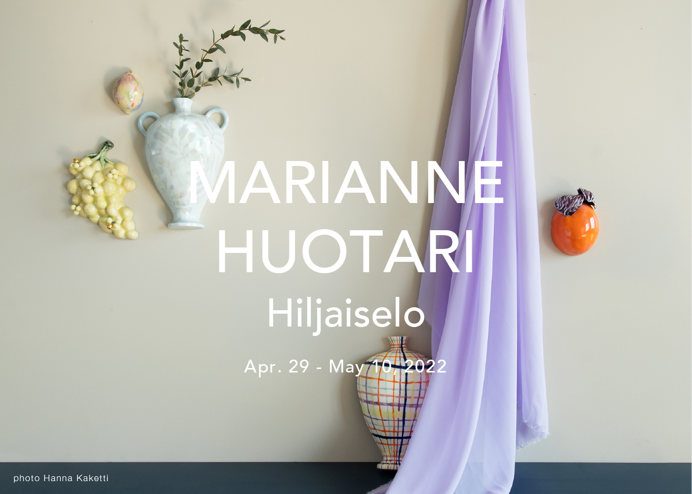Marianne Huotari Ceramic flowers 壁掛け-