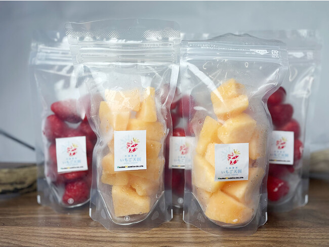 あまおう×蘭越メロン あまおう×蘭越メロン