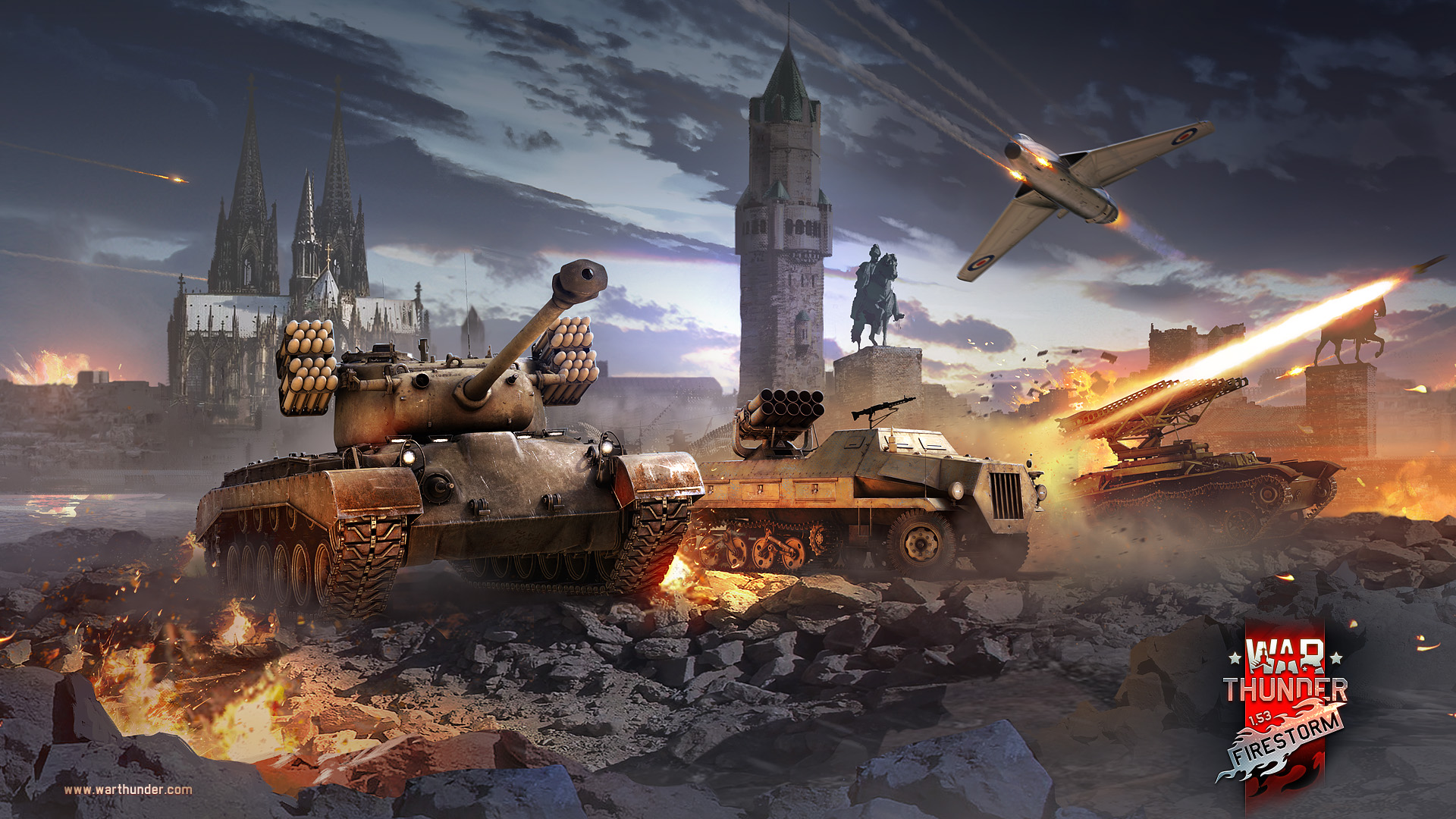 シミュレーションゲーム War Thunder 1 53アップデートfirestorm実施 株式会社subeteのプレスリリース