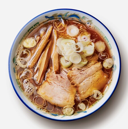 ▲「豆天狗」の看板メニュー「中華そば」 ▲「豆天狗」の看板メニュー「中華そば」