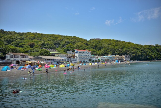 ＜日本一きれいな「大瀬海水浴場」＞