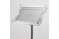 iPadスタンドの美しさで、受付は変わる ― iPad床置きフロアスタンド『T5+』― 無人受付・案内・予約システム用iPadスタンドの決定版