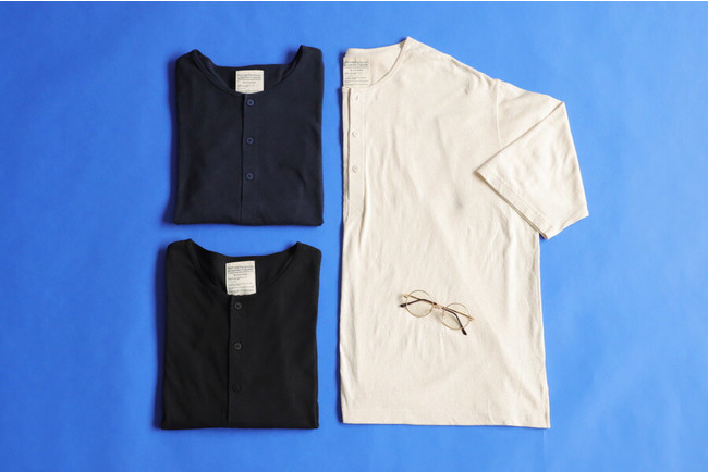 BSN-0014　スラブヘンリーTシャツ　￥3,960