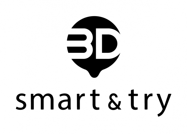 「3D smart & try」ロゴ