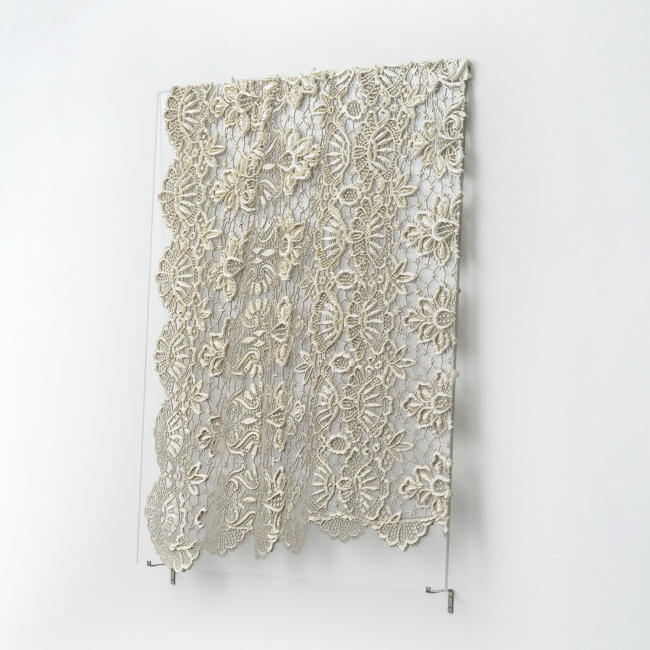 《Lace#21》 2012年　59×49cm　アクリル板の上にシルクスクリーン　photoOMOTE Nobutada