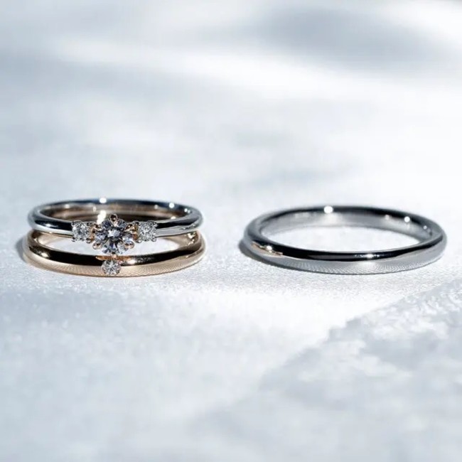 JKPlanetリミテッドエディション 婚約指輪&結婚指輪(JKPL-2)