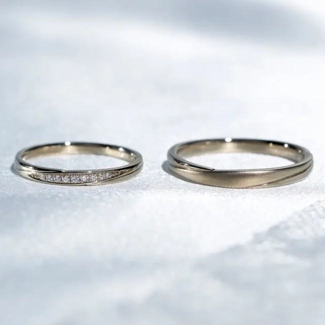 JKPlanetリミテッドエディション結婚指輪(JKPL5・シャンパンゴールド製)