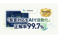 監査対応をAIで自動化！正解率99.7%でリスクを検知する「SANUS AI」が特許を取得