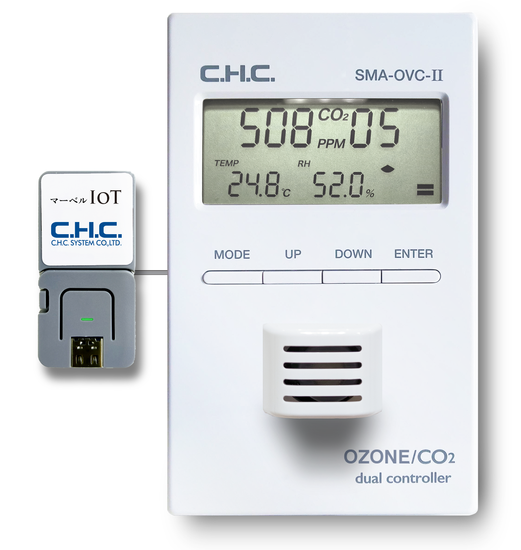 【新製品】CO2濃度などの室内環境を可視化するシステム