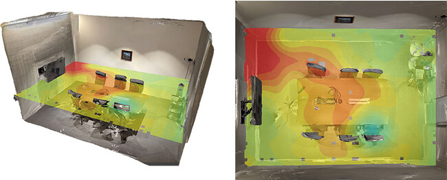 気流を可視化する3D解析