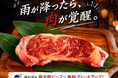 雨の日だから泊まろう！！BBQのお肉が「桃太郎ビーフ」に無料グレードアップ！「雨が降ったら、肉が覚醒。」キャンペーンをSORANIAで開催