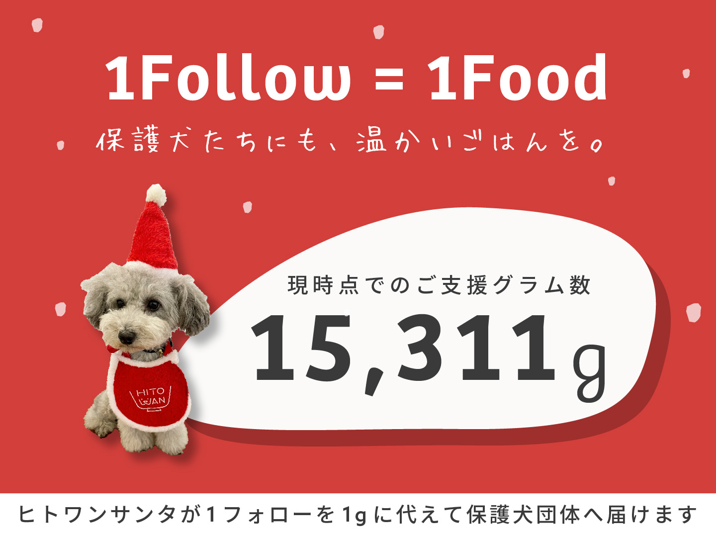 「ヒトワンサンタ」が保護犬にクリスマスプレゼントを！手作り