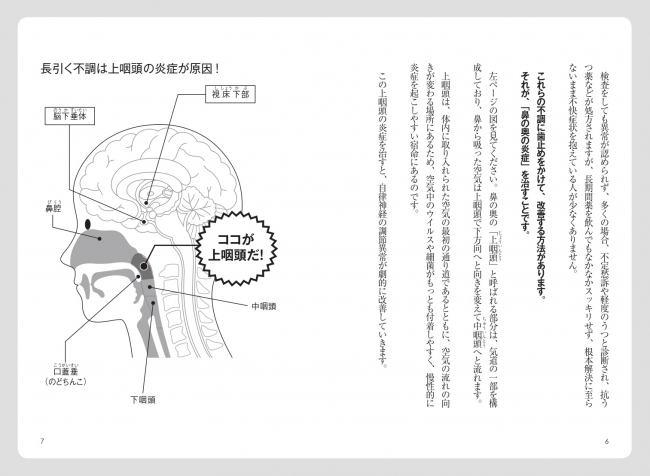 上咽頭を鍛えると、病気が防げる！】鼻の奥の【上咽頭】は、ウイルス