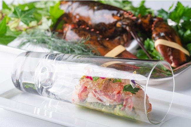 「オマール海老のマリネ」