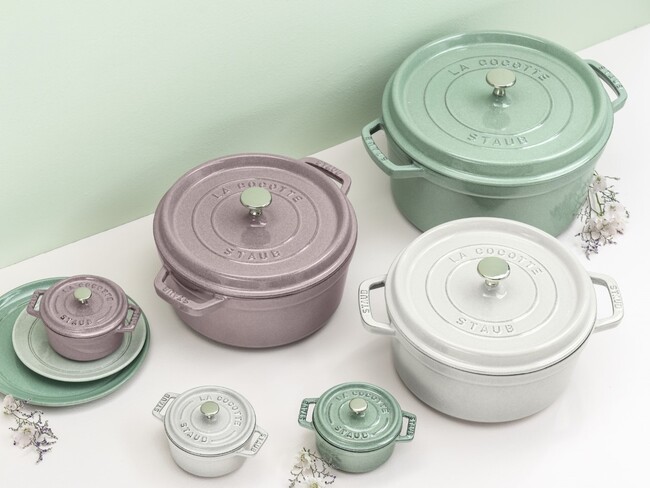 「ETERNITY Collection」より人気カラーの「カンパーニュ」「シフォンローズ」「セージグリーン」