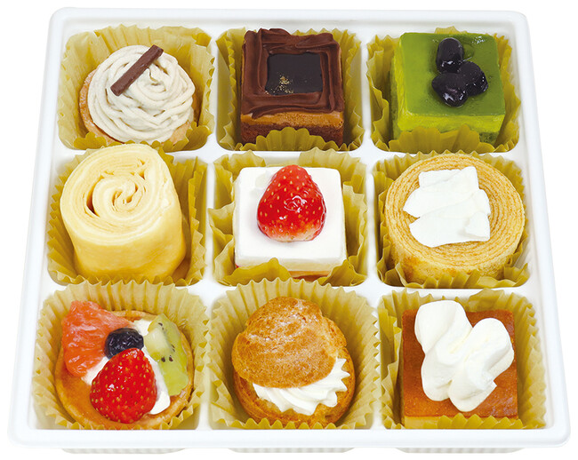 恋する(ハート)プチガトーセレクション(9個入)」<冷蔵> 恋する(ハート)プチガトーセレクション(9個入)」<冷蔵>