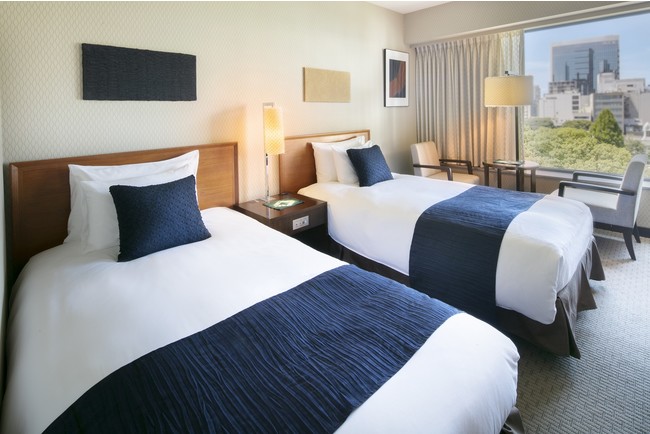 有松絞でコーディネートした客室（イメージ）