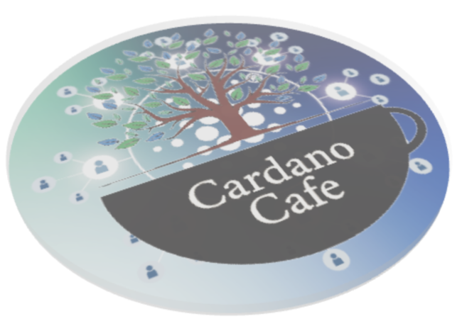 Cardano Cafeアクリルコイン