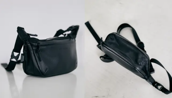 拡張後の内側も防水本革を使用。 拡張後の内側も防水本革を使用。