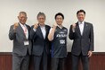 シーホース三河・寺部康弘社長と佐古賢一TDがみよし市を訪問。小山祐市長、増岡潤一郎教育長とスポーツを通じた地域活性化を語る