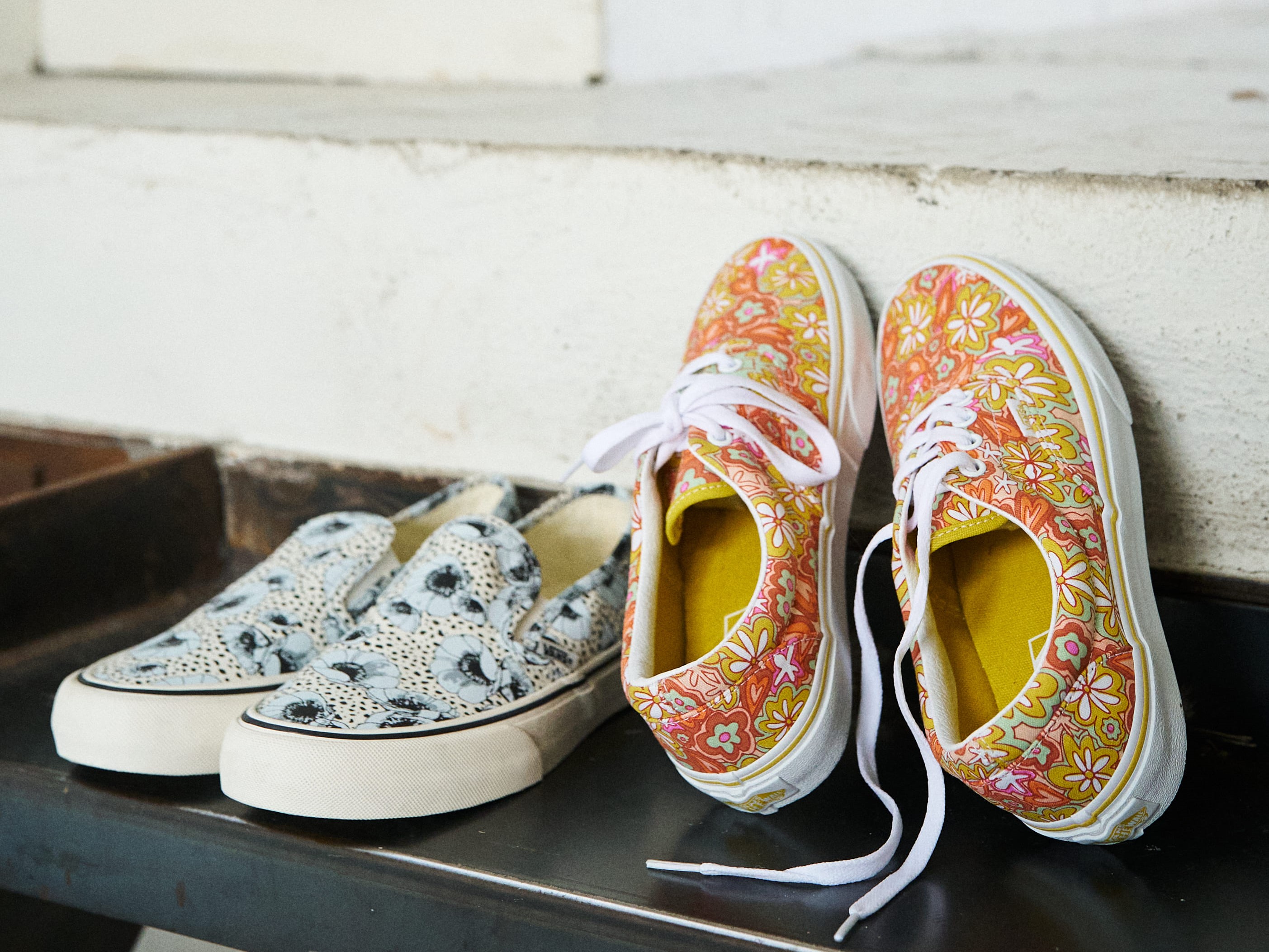 【ROSE BUD】30周年記念、ROSE BUD限定展開デザインのVANS