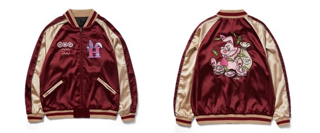 HUF X FREDDIE GIBBS SOUVENIR JKT｜BERRY｜￥33,000