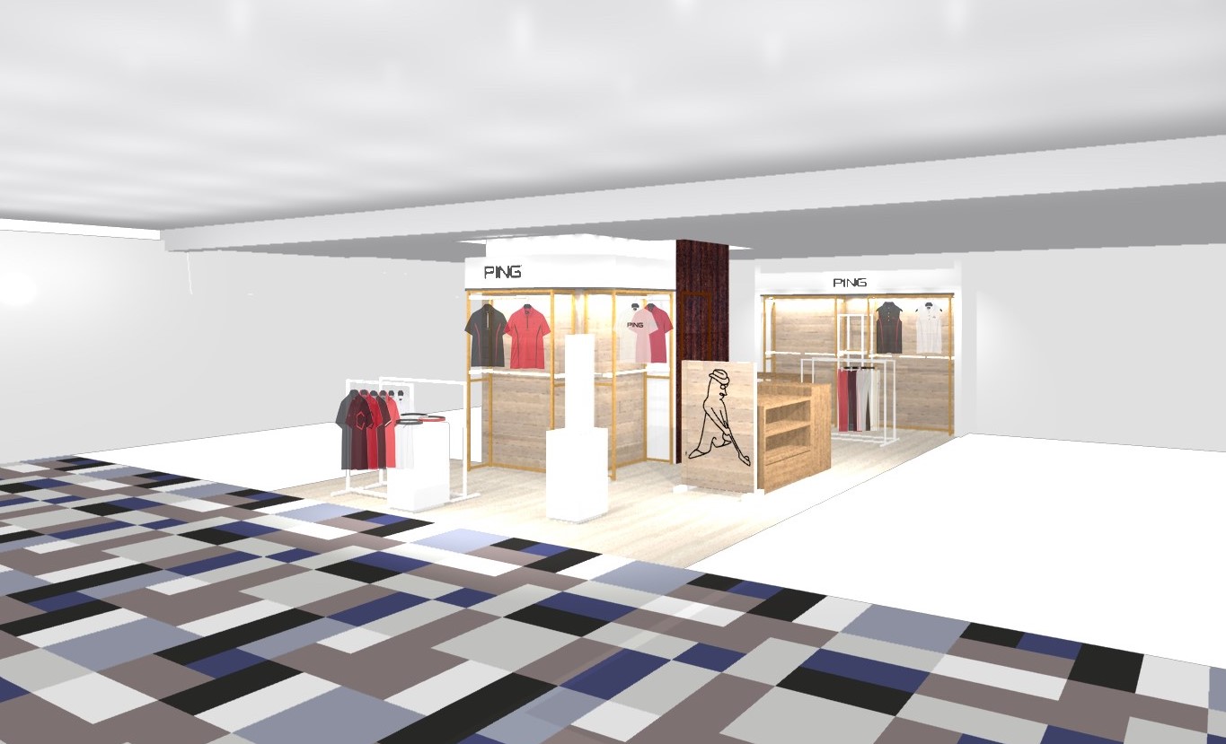 ゴルフアパレルブランド『PING APPAREL大丸梅田店』＜2020年9月11日グランドオープン＞