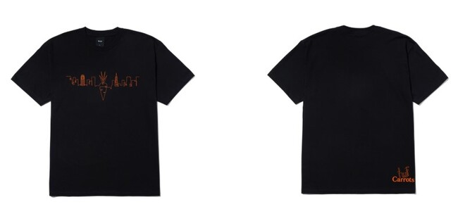 CARROT SKYLINE S／S TEE｜BLACK, WHITE｜￥6,930