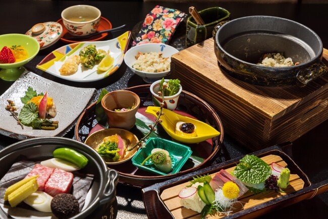 宿場懐石の夕食 宿場懐石の夕食