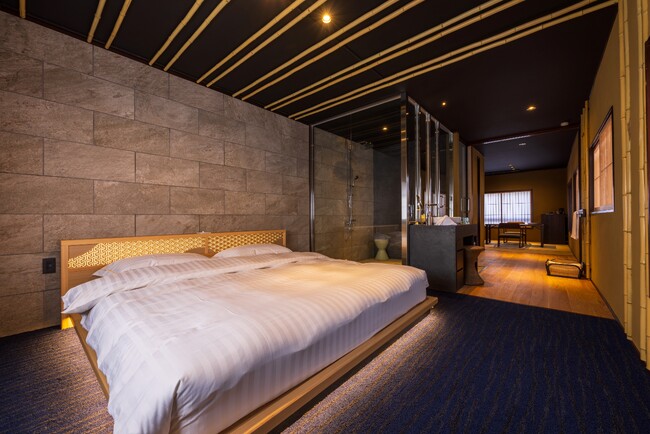 リニューアルした「泊まれない旅館」金乃竹 茶寮の２階客室は43平方メートル とゆとりある空間へ
