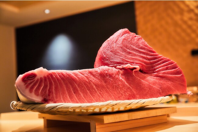 「やま幸」から仕入れる本マグロ 「やま幸」から仕入れる本マグロ