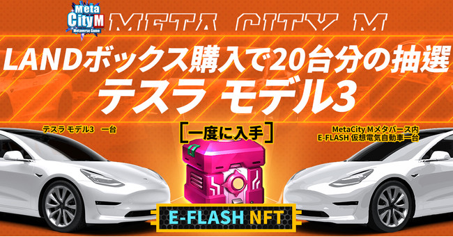 (05：《MetaCity M》 LAND ボックス購入者は仮想世界と現実の両方でプレミアムカーを入手するチャンスが得られます)