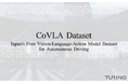 チューリング、日本初の自動運転向けVLA(Vision-Language-Action)モデルデータセット「CoVLA Dataset」を発表、WACV2025に論文が採択