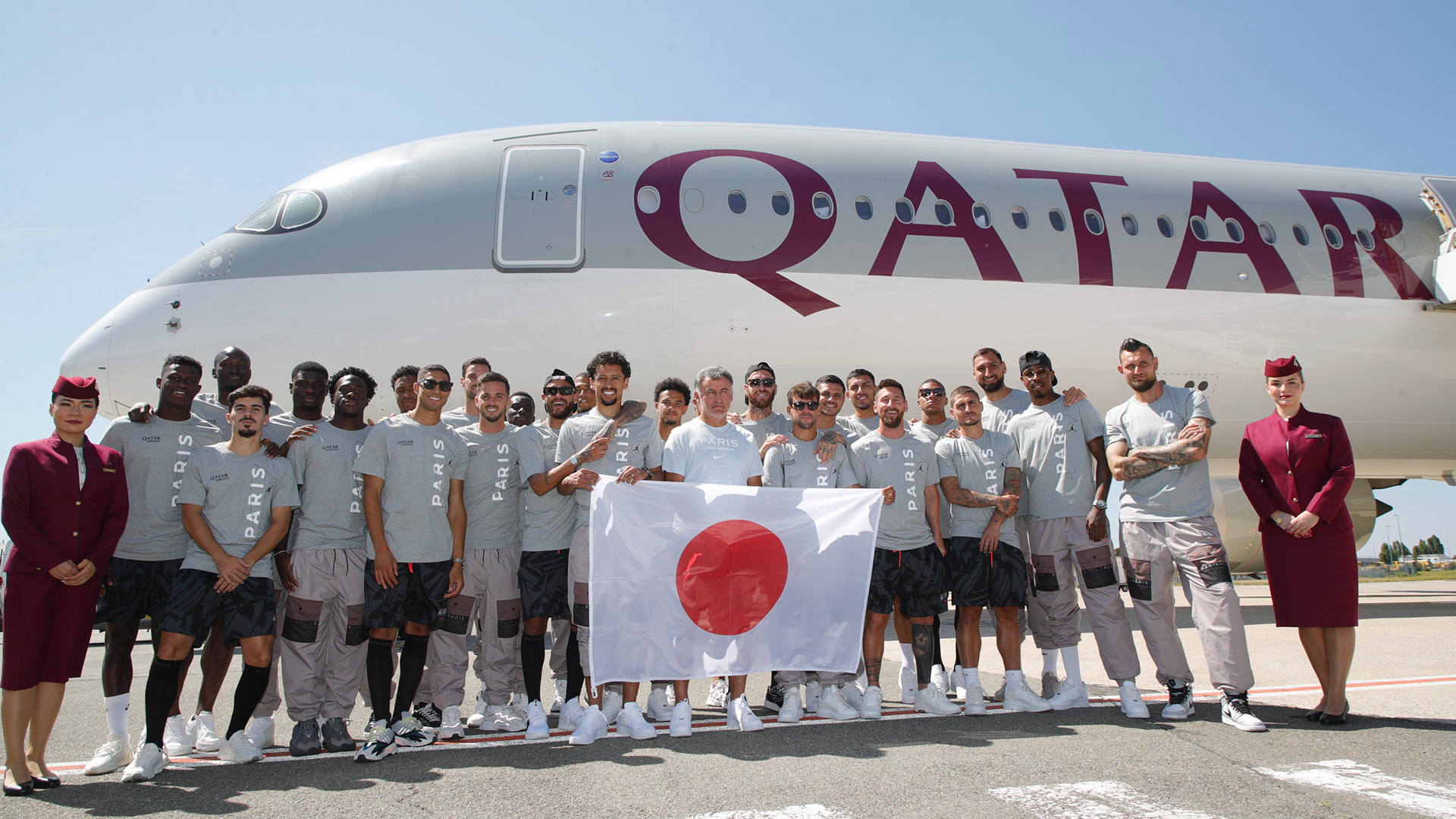 パリ サン ジェルマン Fc カタール航空のチャーター便で ジャパンツアー22 に出発 カタール航空のプレスリリース