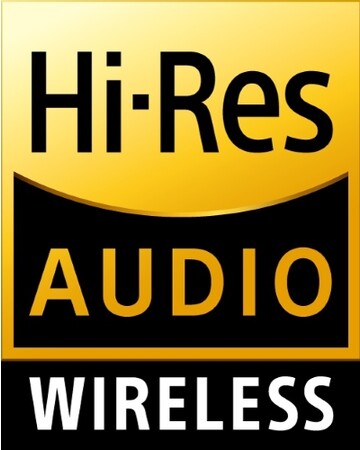 “Hi-Res AUDIO WIRELESS” logo