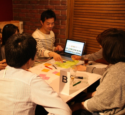 第３回未来会議「ハンバーグに合う！？夢のデザートを考える♪」（4月26日）の様子 http://minrepo.com/mirai/kaigi03.html