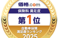 SBI損保、価格.com 自動車保険 満足度ランキング2025 保険料満足度 第1位を獲得