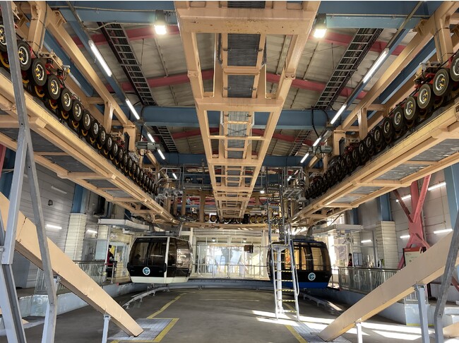 大涌谷駅ホーム内部の様子(イメージ) 大涌谷駅ホーム内部の様子(イメージ)