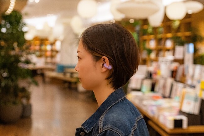 蔦屋書店・蔦屋家電】ambie sound earcuffs 限定カラー“Lavender”の