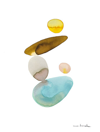 「 Rockbalancing 」 W304×H394 (mm) 額装 「 Rockbalancing 」 W304×H394 (mm) 額装