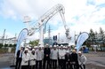 TBグローバルテクノロジーズ株式会社(TBG) シンガポール海事港湾庁長官ら一行 TBG長岡工場を視察