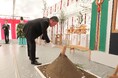 建築家・坂 茂氏が設計する富士山を仰ぐ富士小山工場の新工場地鎮祭を実施