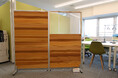 モバイルバッテリーで調光可能!天然木製調光ローパーティション「N-Smart/Wood」提供開始