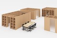 【法人限定】組み立て・移設できる「強化ダンボールブース」を新発売