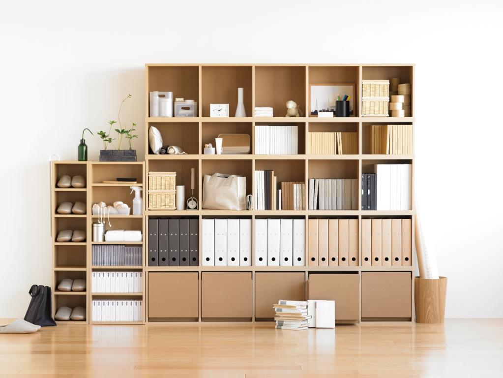 無印良品　パルプボードボックス　5段　スリム/A4セット 無印良品パルプボードボックス5段スリム/A4セット