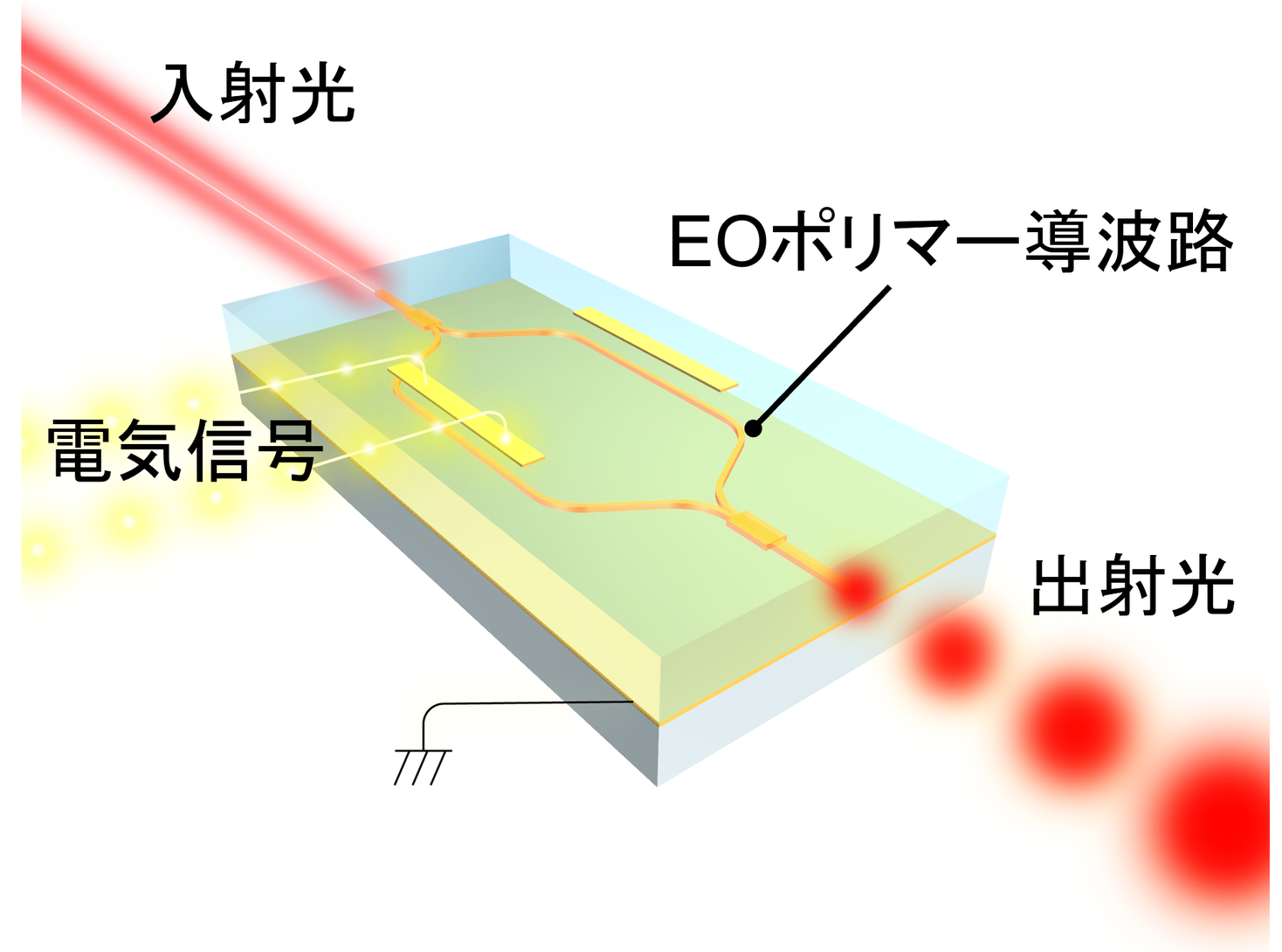 可視光で動作する高効率な有機電気光学ポリマー光変調器を開発|国立研究開発法人情報通信研究機構(NICT)のプレスリリース